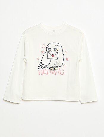 T-shirt estampado 'Harry Potter' em jersey de algodão liso
