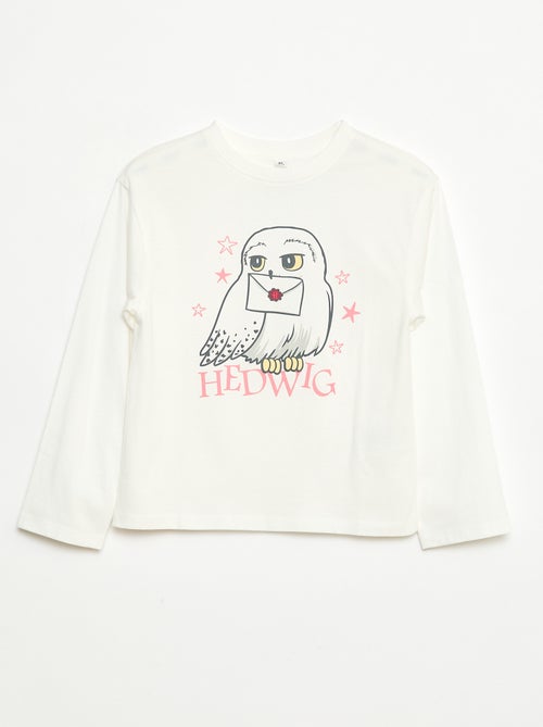 T-shirt estampado 'Harry Potter' em jersey de algodão liso - Kiabi