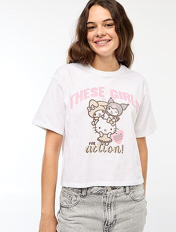 T-shirt estampado 'Hello Kitty'