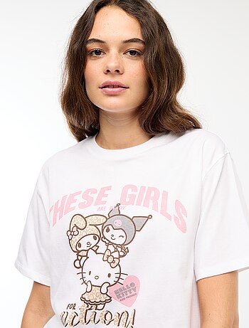 T-shirt estampado 'Hello Kitty'