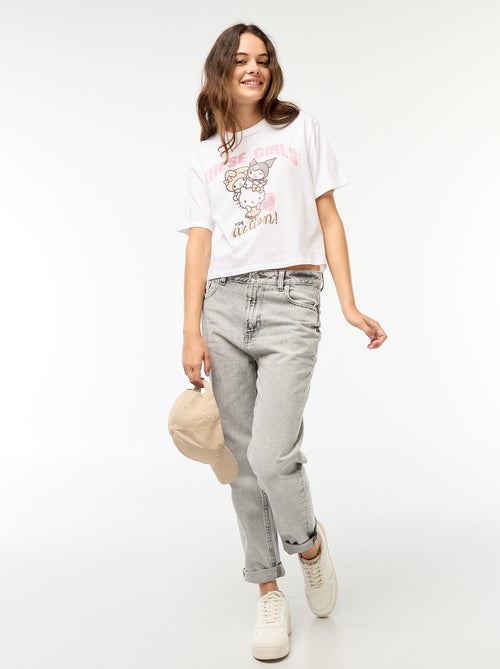 T-shirt estampado 'Hello Kitty' - Kiabi
