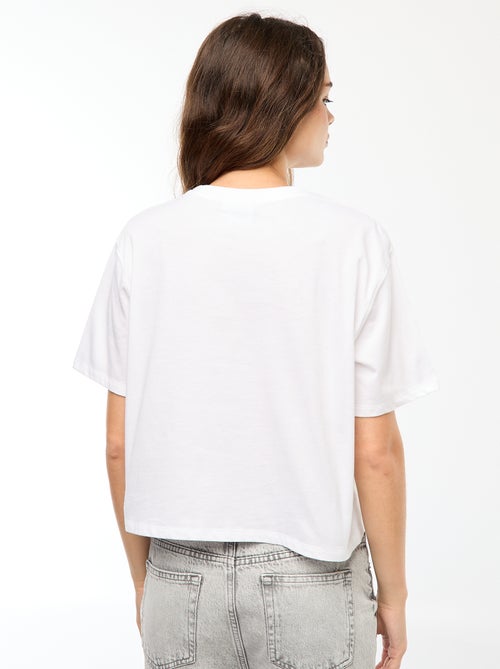 T-shirt estampado 'Hello Kitty' - Kiabi