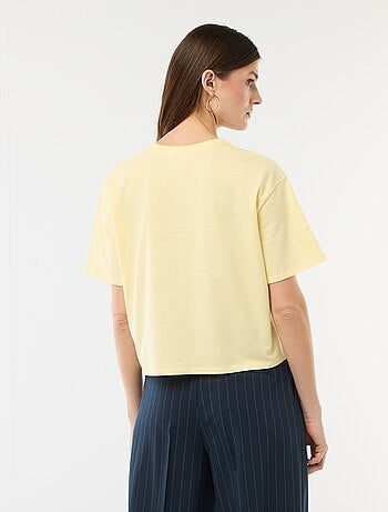 T-shirt estampado 'Hello Kitty' de mangas curtas