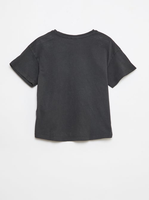 T-shirt estampado 'Hello Kitty' em algodão liso - Kiabi