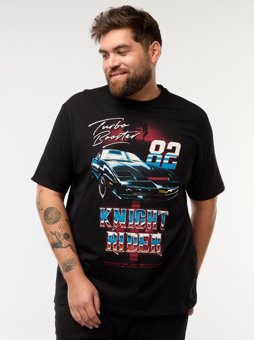T-shirt estampado 'K2000' de manga curta - Kiabi