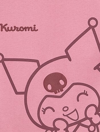 T-shirt estampado "Kuromi" - coleção fácil de vestir