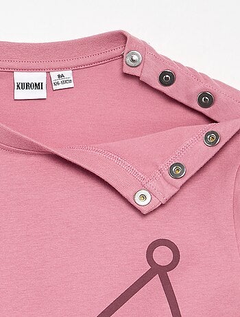 T-shirt estampado "Kuromi" - coleção fácil de vestir