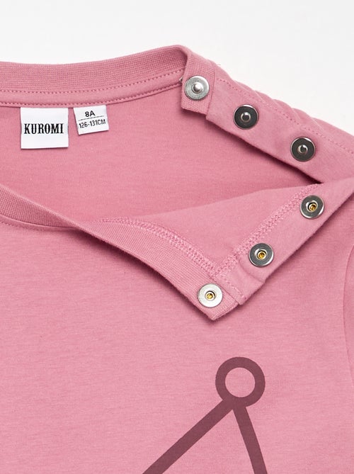 T-shirt estampado "Kuromi" - coleção fácil de vestir - Kiabi