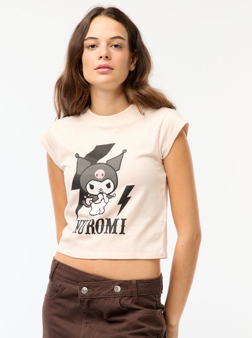 T-shirt estampado 'Kuromi' - Kiabi
