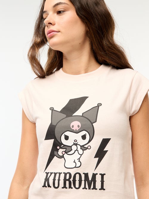 T-shirt estampado 'Kuromi' - Kiabi