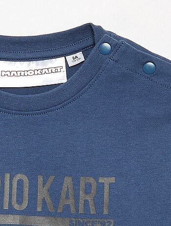 T-shirt estampado 'Mario Kart' - coleção fácil de vestir