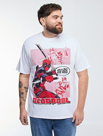 T-shirt estampado 'Marvel' 'Deadpool' liso