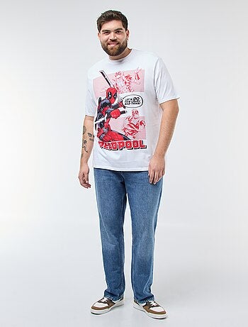 T-shirt estampado 'Marvel' 'Deadpool' liso