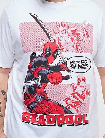 T-shirt estampado 'Marvel' 'Deadpool' liso