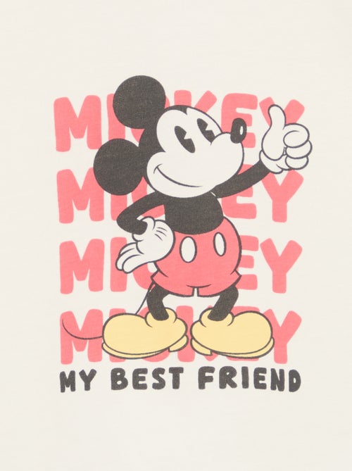 T-shirt estampado 'Mickey' de mangas curtas - Kiabi