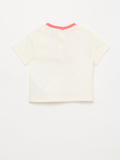 T-shirt estampado 'Mickey' de mangas curtas - Kiabi