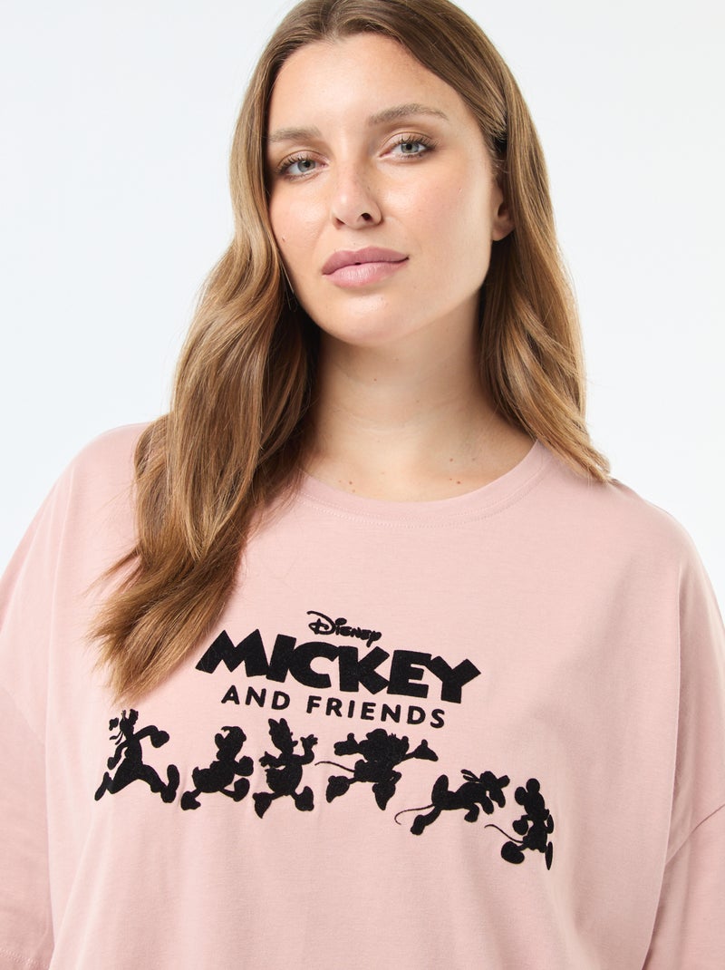 T-shirt estampado 'Mickey' Vermelho - Kiabi