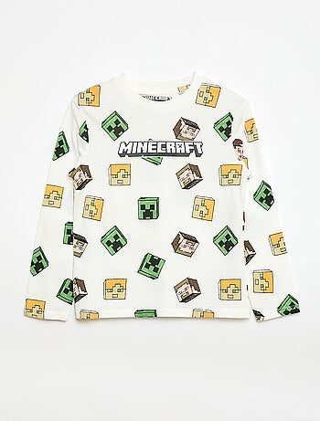 T-shirt estampado 'Minecraft'