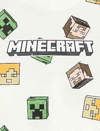 T-shirt estampado 'Minecraft'