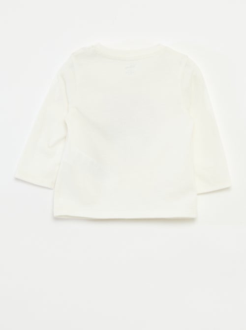 T-shirt estampado 'Minnie' de mangas compridas - Kiabi