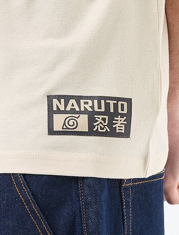 T-shirt estampado 'Naruto' em algodão liso