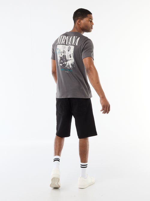 T-shirt estampado 'Nirvana' - Kiabi