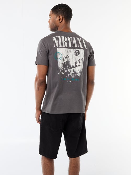 T-shirt estampado 'Nirvana' - Kiabi
