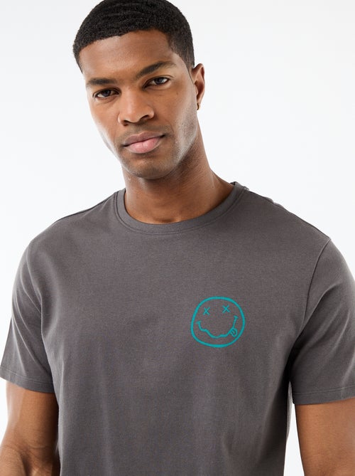 T-shirt estampado 'Nirvana' - Kiabi