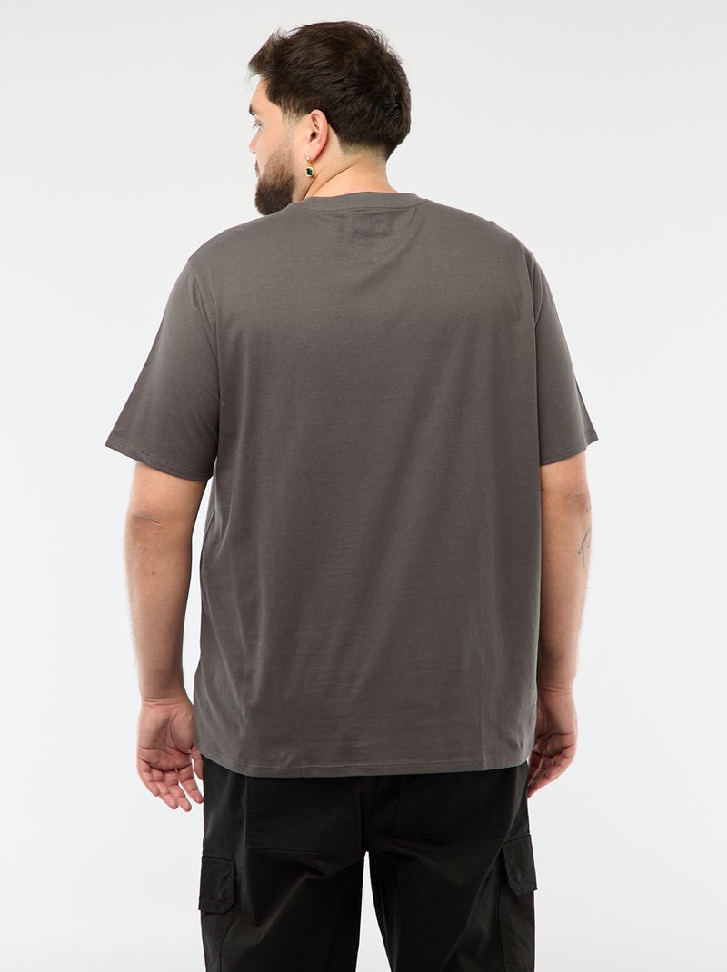 T-shirt estampado 'Nirvana' Cinza - Kiabi