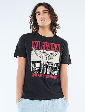 T-shirt estampado 'Nirvana'