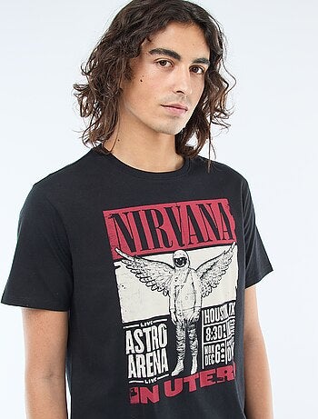 T-shirt estampado 'Nirvana'