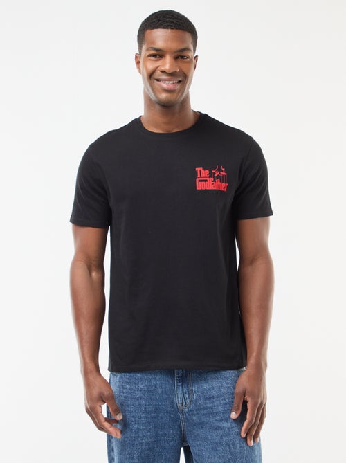 T-shirt estampado 'O Padrinho' de manga curta - Kiabi