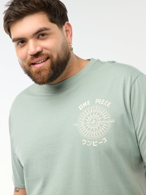 T-shirt estampado 'One Piece' - Kiabi