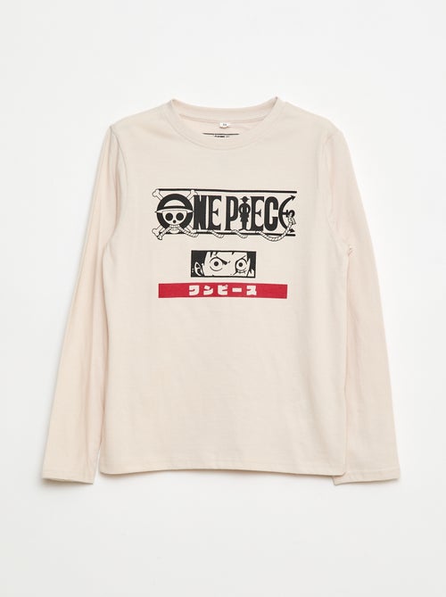 T-shirt estampado 'One Piece' - Kiabi