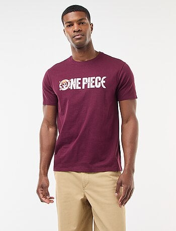 T-shirt estampado 'One Piece' de manga curta