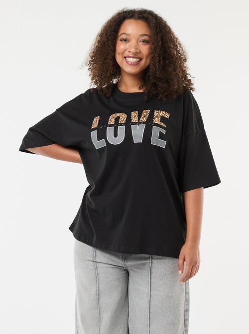 T-shirt estampado 'Only Carmakoma' - Kiabi