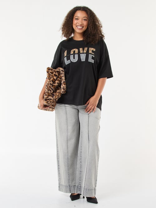 T-shirt estampado 'Only Carmakoma' - Kiabi