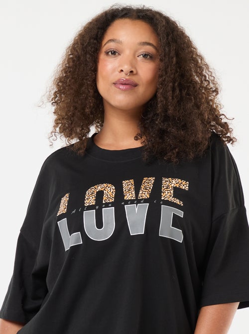 T-shirt estampado 'Only Carmakoma' - Kiabi