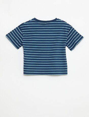 T-shirt estampado 'Patrulha Pata' em algodão