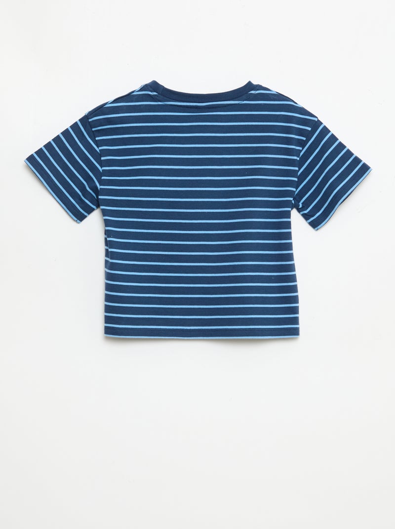 T-shirt estampado 'Patrulha Pata' em algodão Azul - Kiabi