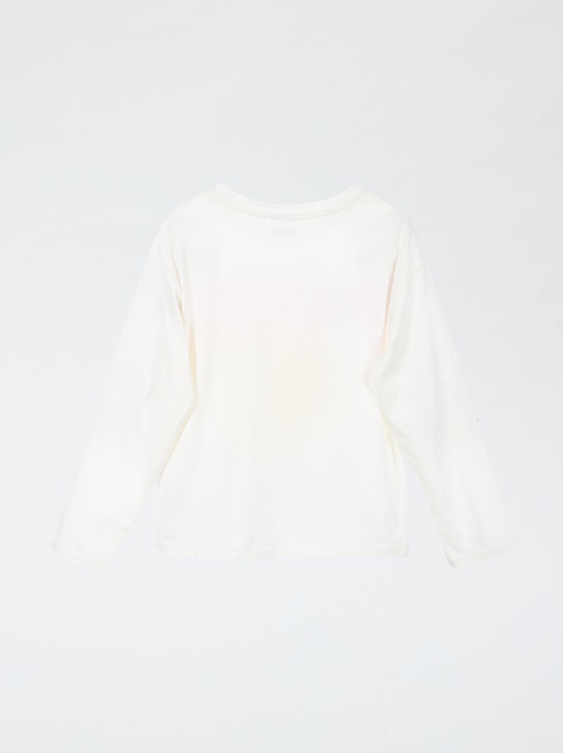 T-shirt estampado 'Pikachu' Branco - Kiabi