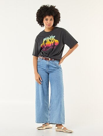 T-shirt estampado 'Pink Floyd' liso