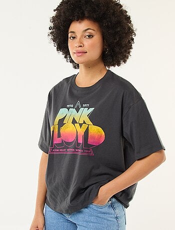 T-shirt estampado 'Pink Floyd' liso