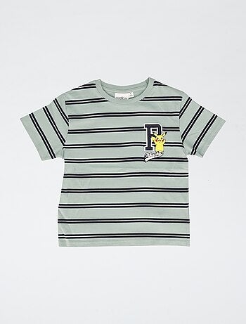 T-shirt estampado 'Pokémon' de manga curta