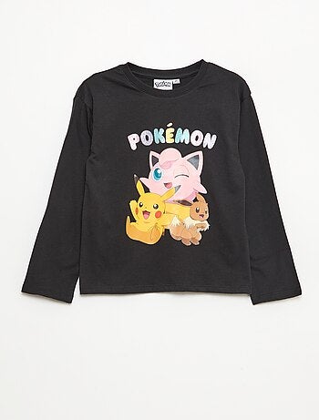T-shirt estampado 'Pokémon' liso