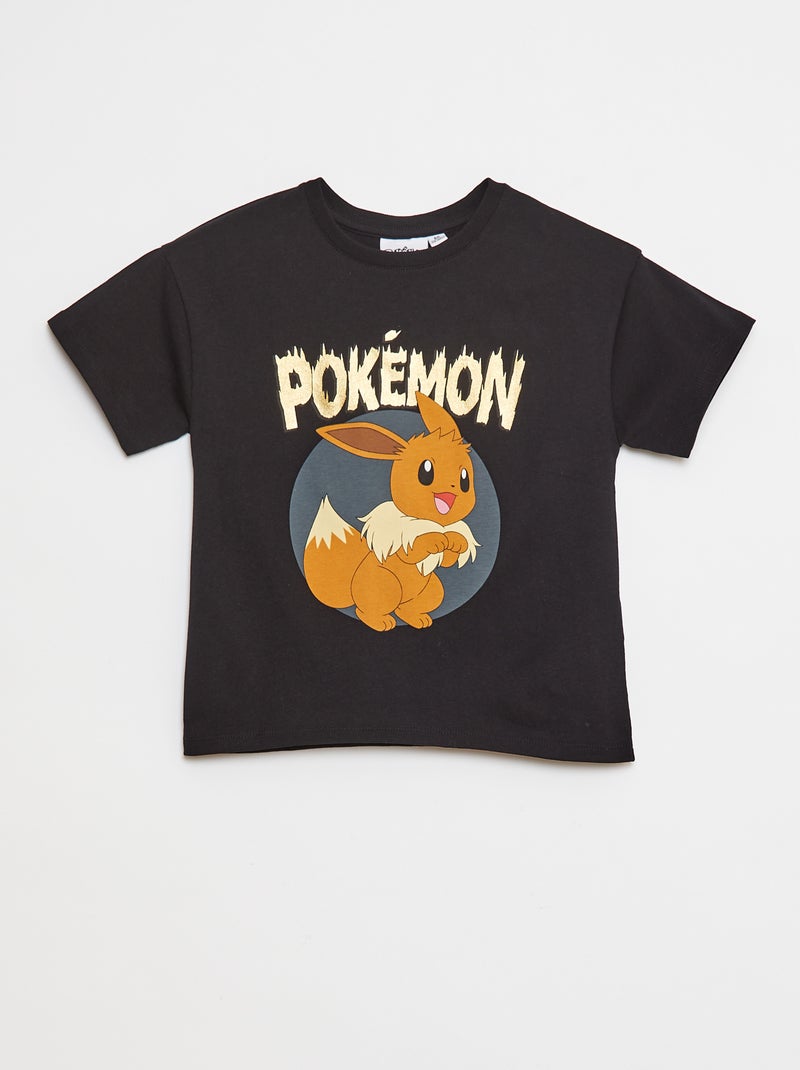 T-shirt estampado 'Pokémon' Preto - Kiabi