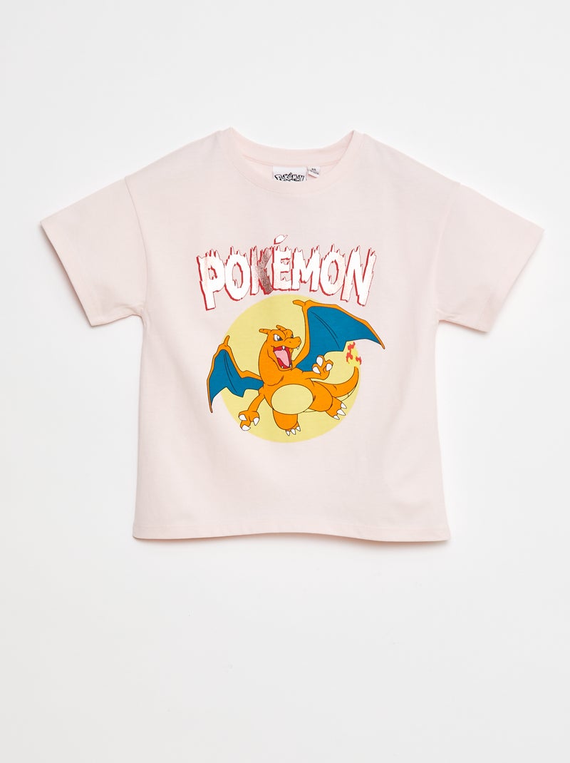 T-shirt estampado 'Pokémon' ROSA - Kiabi