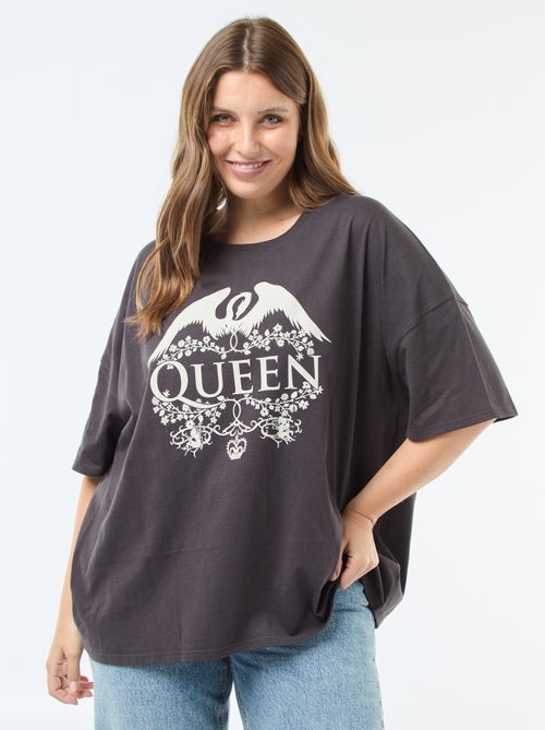 T-shirt estampado 'Queen' - Kiabi