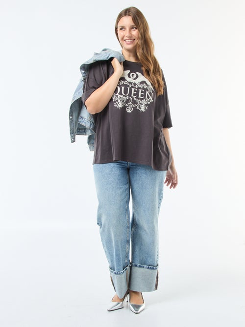 T-shirt estampado 'Queen' - Kiabi