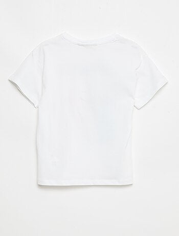 T-shirt estampado 'Rolling Stones' em algodão